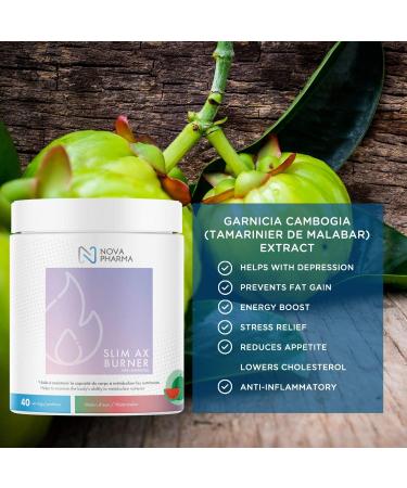 Nova Pharma Pre Workout Powder Watermelon - Garcinia Cambogia - L Carnitine Supplement - Chromium Supplement - 40 Servings (Watermelon) - Buy Online on GoSupps.com