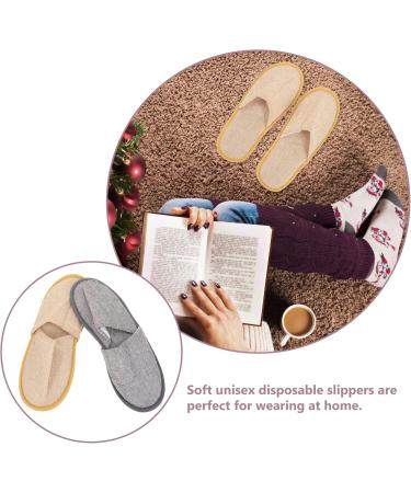 Lurrose Ladies Slippers - 6 Pairs Hotel & Spa Slippers Indoor Wedding & Guest Shoes for Women - Comfortable & Stylish - Buy Online on GoSupps.com