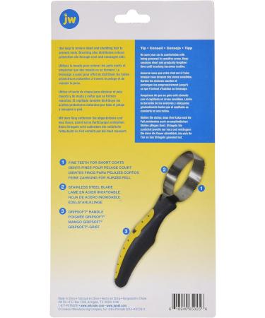 JW Pet Company GripSoft Cat Shedding Blade - Buy Online on GoSupps.com