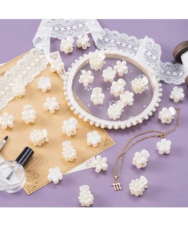 ANCIRS Mini Hair Pearl Claw Clips for Women - 32 Pack Artificial Decorative Hair Pins - Girls Hair Accessories - Buy Online on GoSupps.com