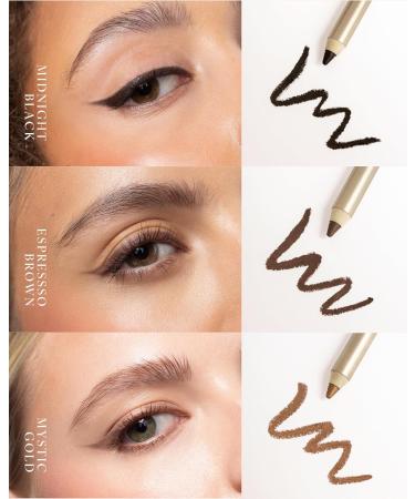 OGB Creamy Kajal Eyeliner Espresso Brown intense color with soft precise application brown - Buy Online on GoSupps.com