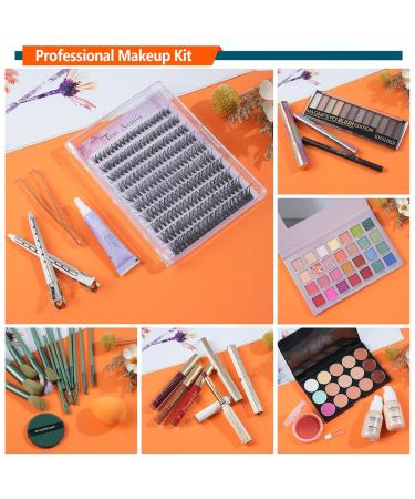 All-in-One Makeup Kit for Women | Full Makeup Gift Set | Travel-Friendly Professional Makeup Kit with Eyeshadow Lipstick Brow Pencil & Eyeliner - Buy Online on GoSupps.com