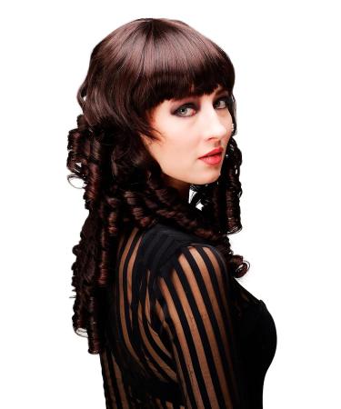 Buy WIG ME UP Lady's Baroque Colonial Style Wig Corkscrew Curls in Brown Mix Mahogany | Gothic Lolita YW60590-2T33 - International Shipping Available - Buy Online on GoSupps.com