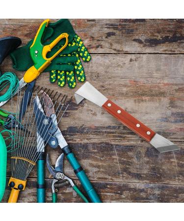 Happyyami 2-Pack Fruit Tree Bark Scrapers | Stainless Steel Razor Potato Peeler & Peach Tree Cutter | Essential Garden Tools for Efficient Bark Removal - Buy Online on GoSupps.com