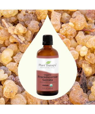 Buy Organic Frankincense Serrata Essential Oil - 100% Pure USDA Certified Undiluted Aromatherapy - 100 mL - International Shipping Available - Buy Online on GoSupps.com