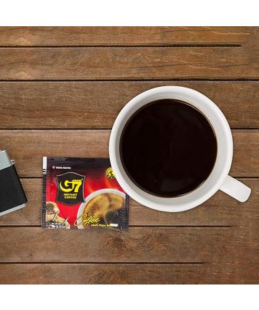 NEWTOKI G7 PURE BLACK Instant Vietnamese Coffee 7.05oz(200g) - 100% Soluble Coffee Without Sugar - Strong Pure & Rich - Original Taste for Coffee Connoiseurs (100 Sachets/Bag) - Buy Online on GoSupps.com