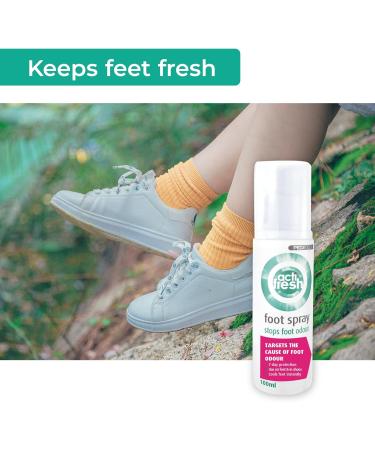 PEDITECH Acti Fresh Foot Odour Spray - 100ml - Buy Online on GoSupps.com
