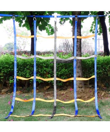 Galagee Climbing Cargo Net for Kids - Indoor/Outdoor Ninja Net Swingset Rope Ladder (96x48) with Carabiners and Bag - Buy Online on GoSupps.com