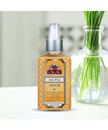 OKAY GIRLS GIRLS GIRLS Brazilian Keratin Anti Frizz Serum 4oz | Best Frizz Control for Smooth Hair - International Shipping Available - Buy Online on GoSupps.com