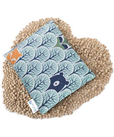 Medi Partners Cherry Core Pillow - Large Thermal 500g Rectangle (20x25cm) - KO Nature 100% Cotton for Heat & Cold Therapy - Raccoon in the Forest Design - Buy Online on GoSupps.com