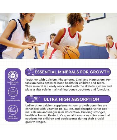 ReviNutra Iron Gummies Supplement for Adults & Kids | Calcium Potassium Magnesium Gummies | Bundle - Buy Online on GoSupps.com