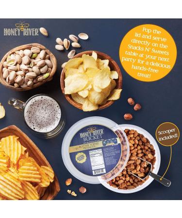 23oz Butter Toffee Peanuts Table-Top Bucket with Scooper - Perfect Party or Gift! - Buy Online on GoSupps.com