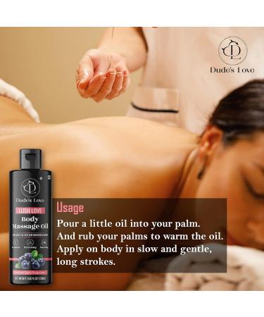 Organic - Berry Edible Body Massage Oil - Revitalising Detoxifying & No Stain | Non-Sticky Aromatherapy Oil with Lime & Juniper Berry Essential Oil Lush Love - Berry 120 ml (Pack of 1) - Buy Online on GoSupps.com