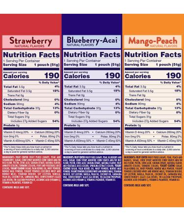 Welch's Fruit Snacks Variety Pack - Strawberry, Blueberry, Acai & Mango Peach - Gluten Free 30 Bulk Pack (1.8 oz Bags) - Buy Online on GoSupps.com