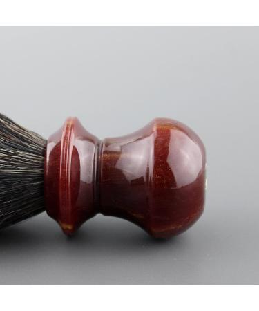 Frank Shaving Badger Hair Shaving Brush with Resin Handle - 24mm Bulb Knot for Professional & Personal Shaving - Buy Online on GoSupps.com