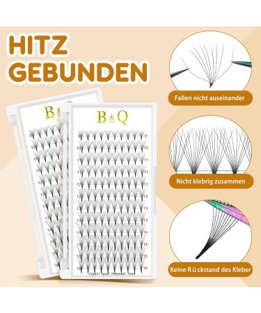 Shop 10D-C-0.05 Finished Eyelash Extensions - 3D 4D 6D & 10D Volume - C & D Curl Black | International Shipping Available - Buy Online on GoSupps.com