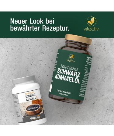 Vitaciv Egyptian Black Cumin Oil Capsules - Cold-Pressed with Folic Acid Vitamin E & Biotin - Supports Blood Sugar & Formation - 90 Softgel Capsules - Buy Online on GoSupps.com