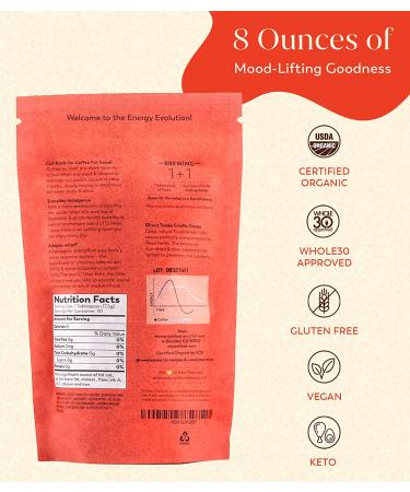 RASA Cacao Adaptogenic Mushroom Coffee Alternative | Vegan Keto Whole 30 Ayurveda Wellness Tonic with Chaga + Reishi - 8 oz. (30 Servings) - Buy Online on GoSupps.com