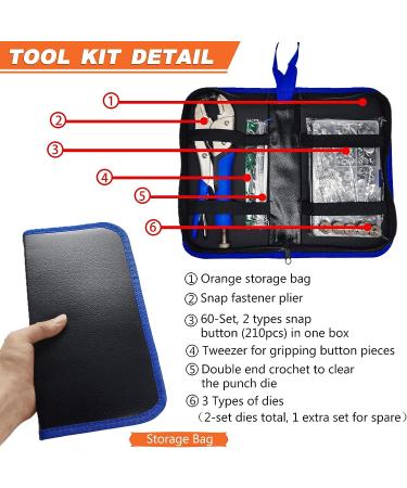 Heavy Duty Snap Fasteners Kit with Pliers for Metal Snap Installation - 15mm Marine Snaps for Boat Cover/Canvas/Carpet/Leather - Stainless Steel - MinliGUY - Buy Online on GoSupps.com