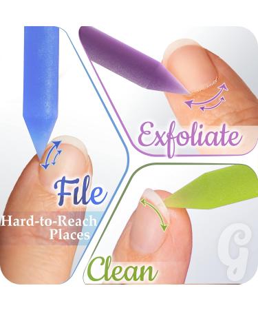 Premium Czech Glass Nail Shaver & Cuticle Pusher | Precision Manicure Tool | International Shipping - Buy Online on GoSupps.com