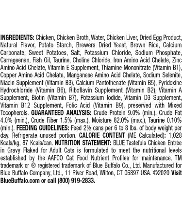 Blue Buffalo Tastefuls Natural Flaked Wet Cat Food - Premium Grain-Free Nutrition - Buy Online on GoSupps.com