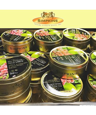 Simpkins Travel Sweet Drops - Old-Fashioned Candy in Travel Tins - Dairy-Free Sweets and Nut Free Hard Candy - Fruit Candy Travel Sweets (Barley Sugar) - Buy Online on GoSupps.com