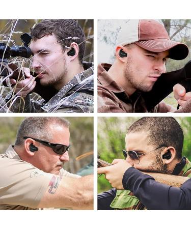 26dB Noise Reduction Electronic Silencer Earbuds Black - Shooting Range Hearing Protection - Buy Online on GoSupps.com
