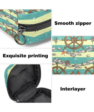 Navigation Rudder Sanitary Napkins & Menstrual Cup Bag - Storable Period Pocket for Women & Teenage Girls | International Shipping - Buy Online on GoSupps.com