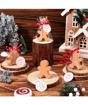 30 Set Christmas Soap Bar Gift Set - Handmade Gingerbread Soaps | Holiday Stocking Stuffers & Party Favors - Buy Online on GoSupps.com