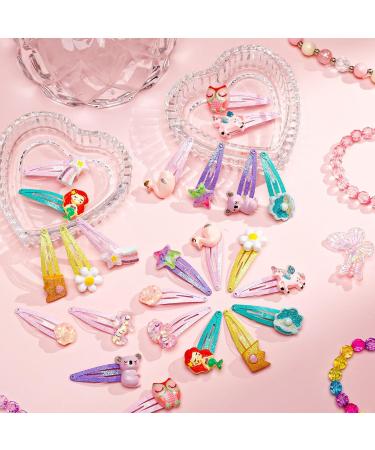 24 Pieces Unicorn Hair Clips for Girls - Sweet Children's Snap Hair Accessories - Buy Online on GoSupps.com