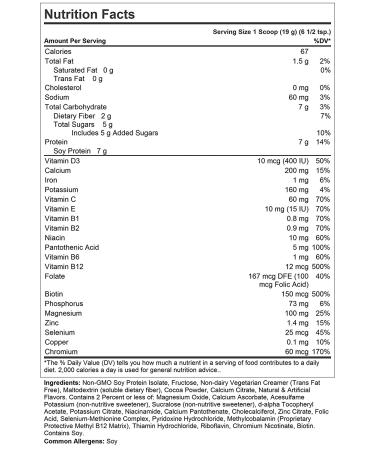 Andrew Lessman Secure Soy Complete Meal Replacement - Chocolate 100 Servings | Low-Calorie, High Protein, Non-GMO, Vitamins & Minerals | Nutritious & Delicious Instant Mix (1 Bag) - Buy Online on GoSupps.com