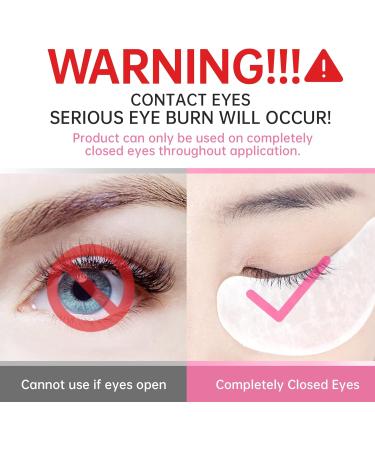 Eyelash Gel Remover 15ml for Semi Permanent Individual Lash Extensions Pink Color Beauty7 - Buy Online on GoSupps.com