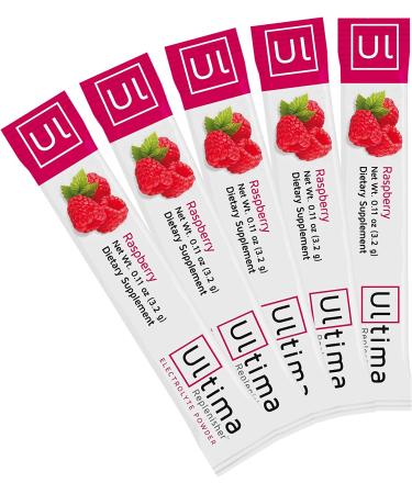 Ultima Hydrating Electrolyte Powder - Raspberry Flavor, 10 Stickpacks | Hydration & Energy Boost - Buy Online on GoSupps.com