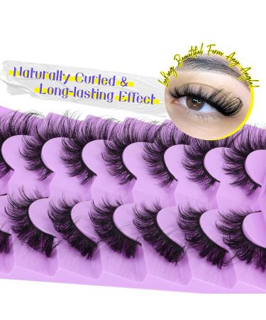 Buy ALICE Fox Eye Lashes - 3D Wispy Cat Eye & Anime Cosplay Eyelashes | Fluffy Manga False Eyelashes - 7 Pairs A001 - Buy Online on GoSupps.com