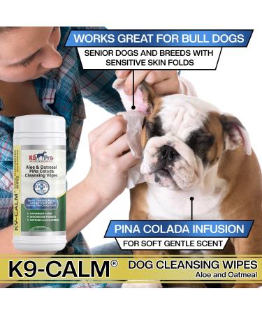 K9 Pro Dog Wipes - All Natural Premium Pet Wipes for Paws and Butt - 60 Count - Buy Online on GoSupps.com