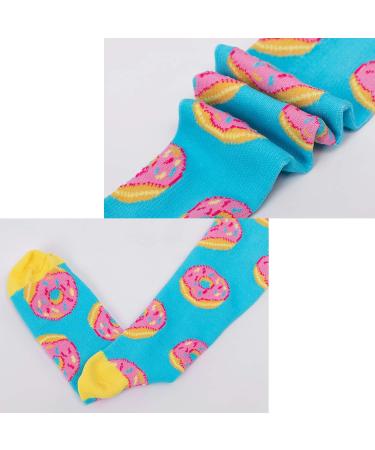 LEOSTEP Compression Socks for Women (3 Pair) - Knee High Support Stockings 20-30mmHg - Ideal for Nurse, Flight, Sports, Travel, Pregnancy - L-XL Donuts - Buy Online on GoSupps.com