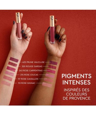 La Proven ale - Le Rouge Mat Ocres - 100% natural ingredients - Enriched with Care Oil - For Intense Lips with a Velvety Matte Finish - Shade: Rose Cavaillon (117) - Buy Online on GoSupps.com