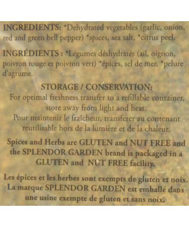 Splendor Garden organic Southern Fried Chicken Seasoning 454.0 Gram 454 g (Pack of 1) - Buy Online on GoSupps.com