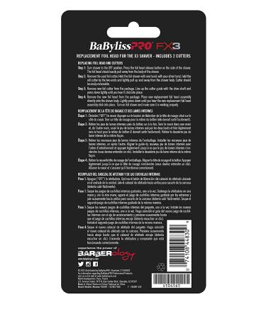 BaBylissPRO FX3 Collection Replacement Foil - Barberology Series - Buy Online on GoSupps.com