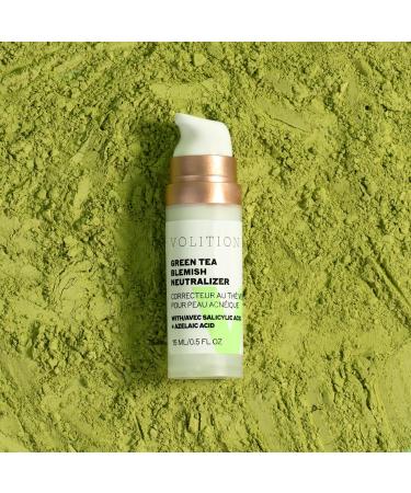 Volition Beauty Green Tea Blemish Neutralizer - Anti-Aging Redness & Blemish Control Cream with Salicylic Acid & Niacinamide | 15 ml - Buy Online on GoSupps.com