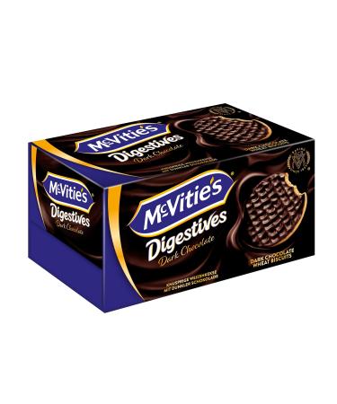 McVitie's McVitie's Digestive Original Dark Chocolate 10 x 200g - Crispy biscuits with a chocolate coating - Biscuits made according to the traditional recipe - Dark chocolate (10 x 200g)