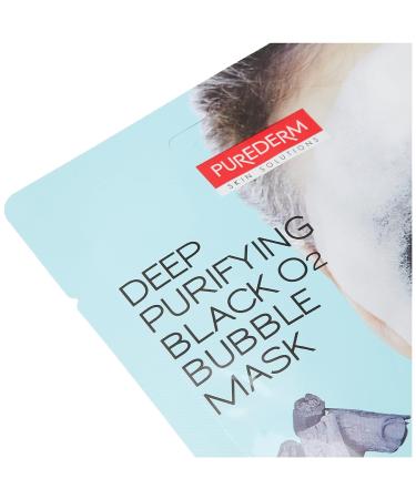 Purederm Charcoal Facial Mask (10 Pack) - Hydrating Bubble Face Sheet Mask with Rich Collagen and Botanical Extracts for Illuminating Skin - Charcoal Infused, 10 Count - Buy Online on GoSupps.com