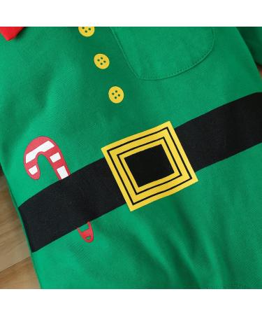 Likpoja Baby First Christmas Elf Outfit - Santa Costume with Elf Hat for Toddler Boys & Girls 6-9 Months - Buy Online on GoSupps.com