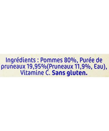 NESTLE NATURNES Baby Compotes Apples Plums 4 x 130 g from 4 to 6 Months - Buy Online on GoSupps.com