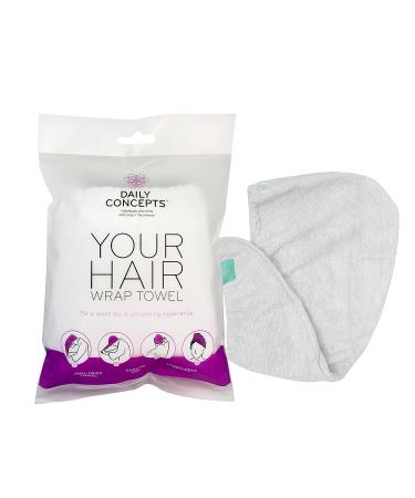 Daily Concepts Set: Body Scrubber, Facial Micro Scrubber, Hair Towel Wrap & Detox Massage Brush - Buy Online on GoSupps.com