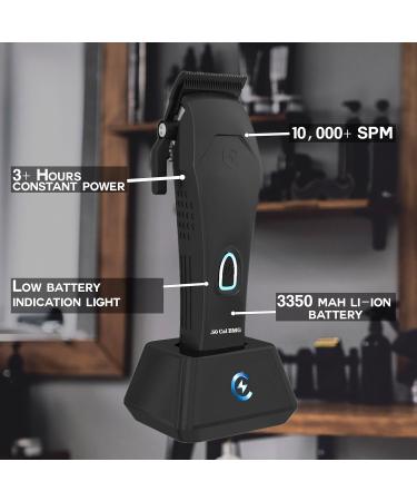 Buy Caliber .50 Cal BMG Clipper - Professional Cordless Magnetic Hair Trimmer - Rechargeable & Quiet - Ideal for Men's Grooming - Buy Online on GoSupps.com