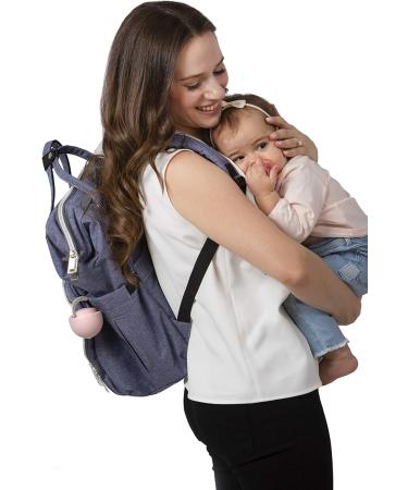 Melii Grey & Pink Pacifier Pod with Carabiner Clip - Pacifier Storage Container - Buy Online on GoSupps.com