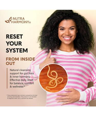 Wormwood Black Walnut Clove & Astragalus - ParaGone for Cleanse Detox Intestinal & Gut Flora Support - 12 in 1 Complex for Men & Women - NON-GMO Vegan - Made in USA - 60 Capsules for 2 Months - Buy Online on GoSupps.com