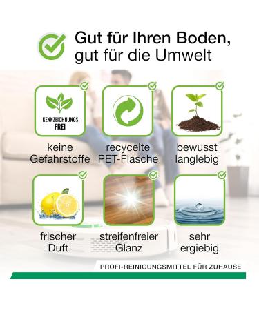 Buy Biohy Floor Cleaner for Wiping Robots - Fresh Spring Fragrance 9x1L Concentrate Eco-Friendly & Streak-Free - Buy Online on GoSupps.com