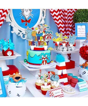 37Pcs Doctor Birthday Party Seuss Party Cake&Cupcake Toppers for Birthday Party Supplies Boys' Theme Birthday Party Decoration - Buy Online on GoSupps.com